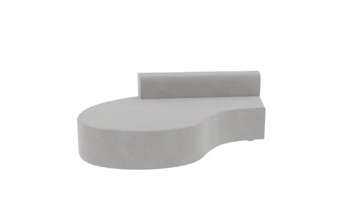 Sofá Rivo Lateral Curvo Derecho